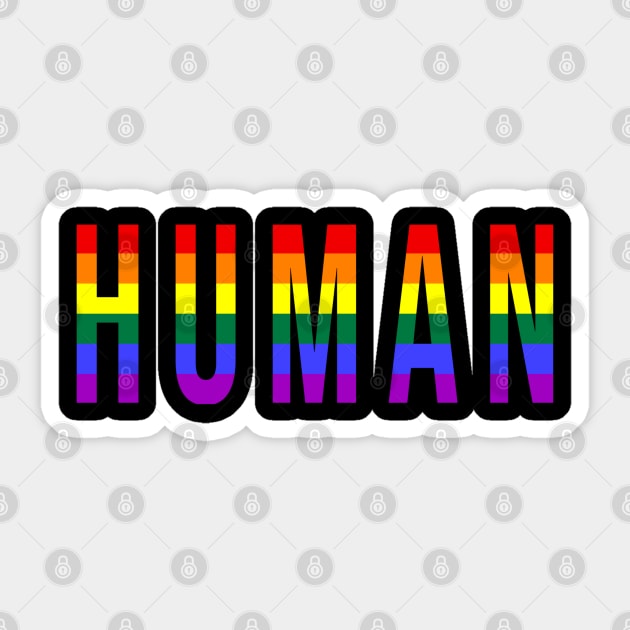 Human 4 Sticker by equiliser